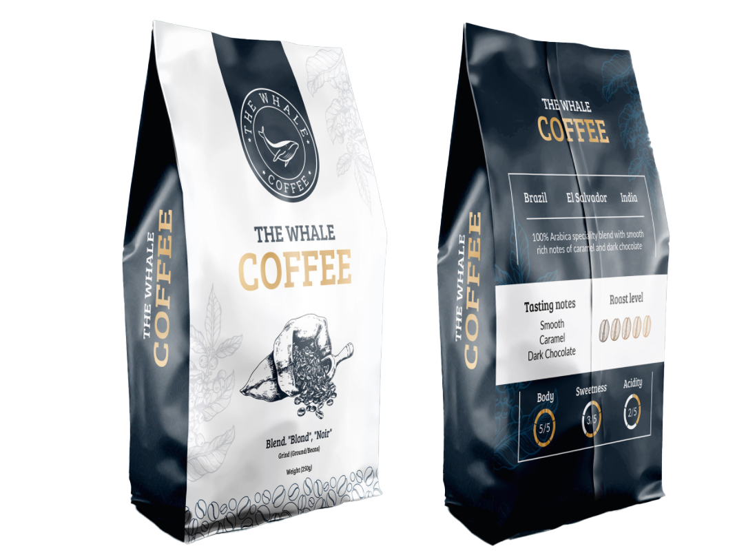 side gusset coffee bag 